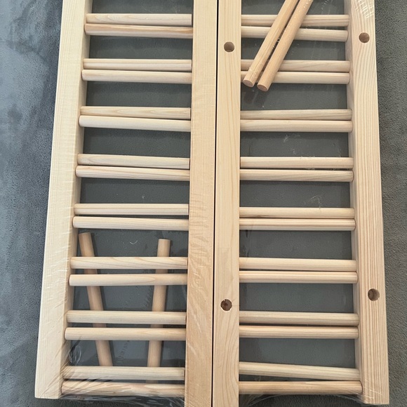 2 Wooden Storage Racks/Plate Rack Dish Stand Holders or Book Shelves - Picture 3 of 6